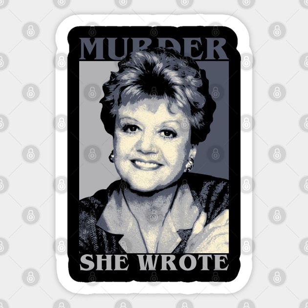 Murder, She Wrote Sticker by mia_me